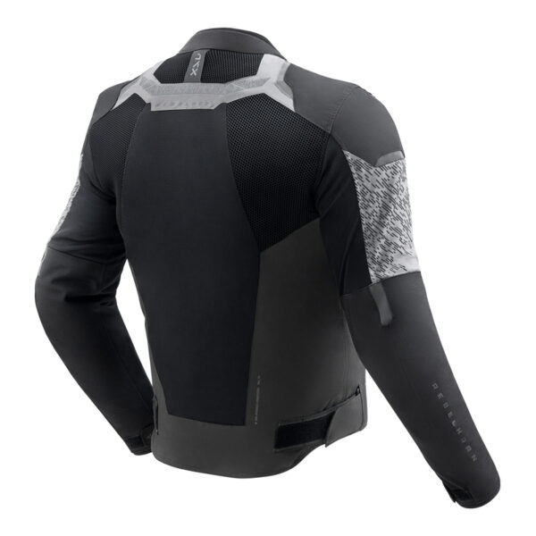 Kurtka tekstylna REBELHORN JAX BLACK/GREY - obrazek 2
