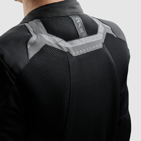 Kurtka tekstylna REBELHORN JAX BLACK/GREY - obrazek 5