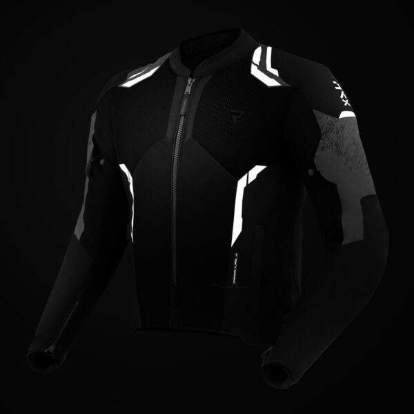 Kurtka tekstylna REBELHORN JAX BLACK/GREY - obrazek 12