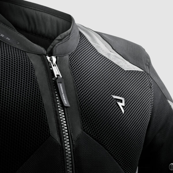 Kurtka tekstylna REBELHORN JAX BLACK/GREY - obrazek 16