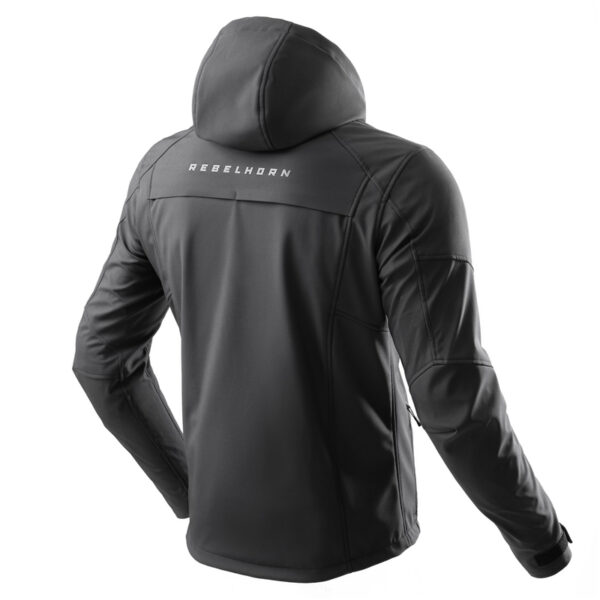 Kurtka tekstylna REBELHORN SLASH BLACK - obrazek 2