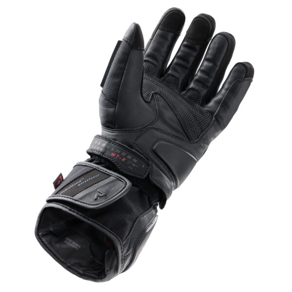 Rękawice skórzano-tekstylne REBELHORN SUMMIT WINTER WP BLACK - obrazek 2