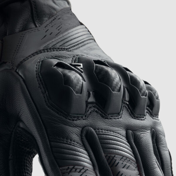 Rękawice skórzane REBELHORN VIPER BLACK - obrazek 4