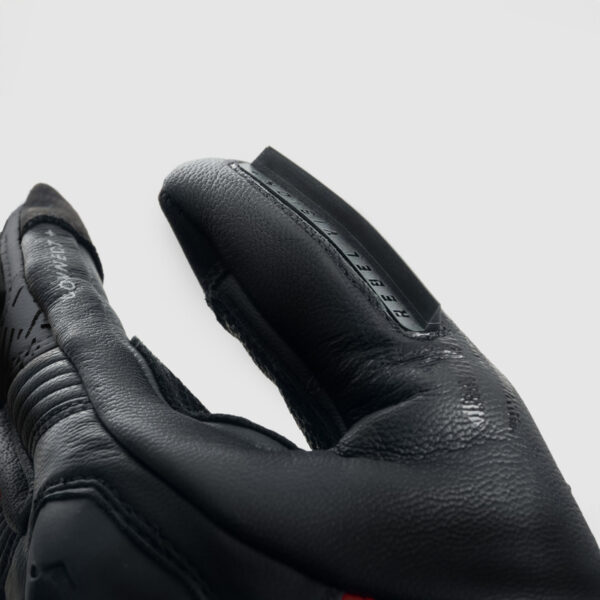 Rękawice skórzane REBELHORN VIPER BLACK - obrazek 9