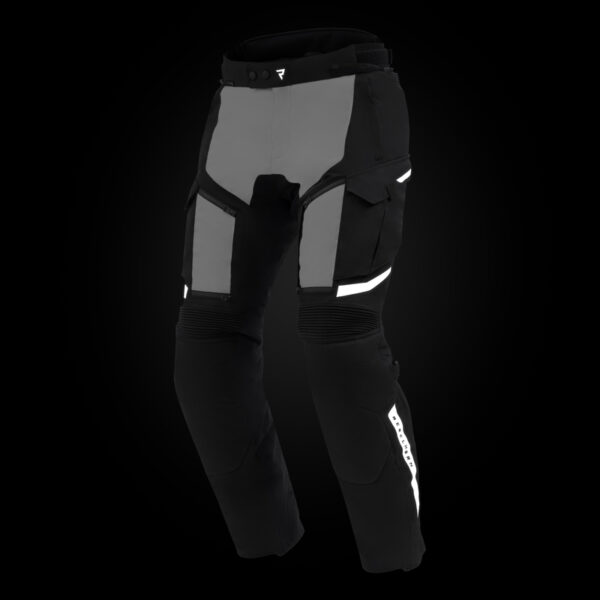Spodnie tekstylne REBELHORN CUBBY V BLACK/GREY - obrazek 10