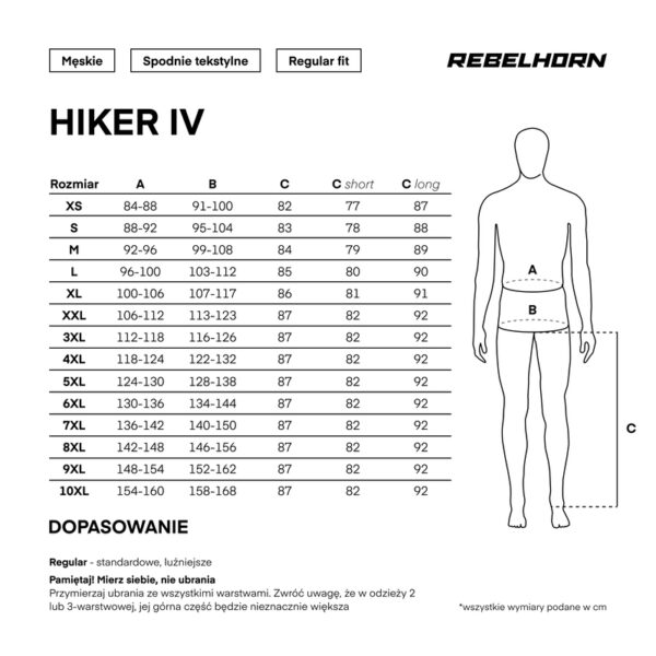 Spodnie tekstylne REBELHORN HIKER IV BLACK - obrazek 9