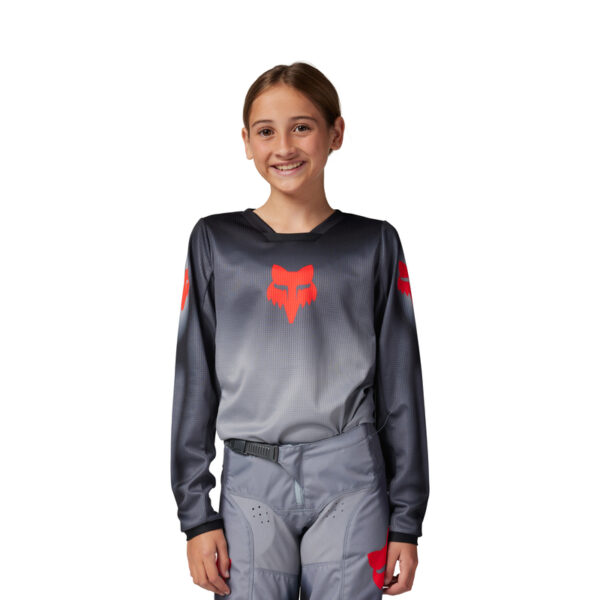 Bluza FOX JUNIOR 180 INTERFERE GREY/RED - obrazek 2