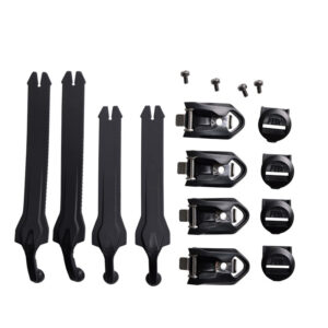 Zestaw pasków i klamr z mocowaniami FOX 22 COMP STRAP KIT BLACK