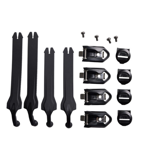 Zestaw pasków i klamr z mocowaniami FOX 22 COMP STRAP KIT BLACK
