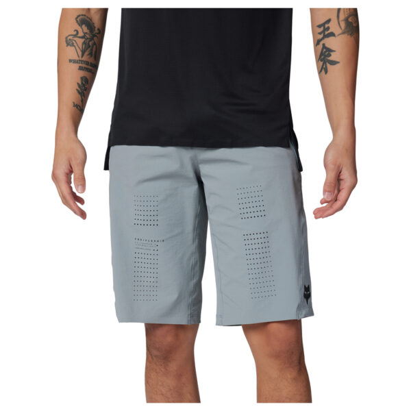 Spodenki rowerowe FOX FLEXAIR CLOUD GREY - obrazek 3