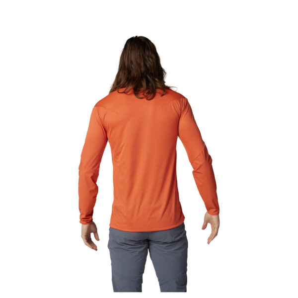 Koszulka rowerowa z długim rękawem FOX FLEXAIR PRO ATOMIC ORANGE - obrazek 4