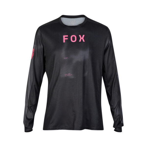 Koszulka rowerowa z długim rękawem FOX RANGER TAUNT BLACK