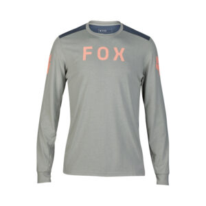 Koszulka rowerowa z długim rękawem FOX RANGER DR AVIATION GREY VINTAGE