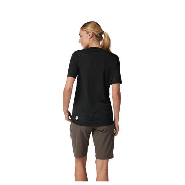 Koszulka rowerowa FOX LADY RANGER WORDMARK BLACK - obrazek 4