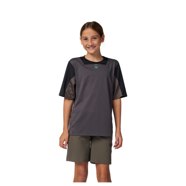Koszulka rowerowa FOX JUNIOR DEFEND GRAPHITE - obrazek 3