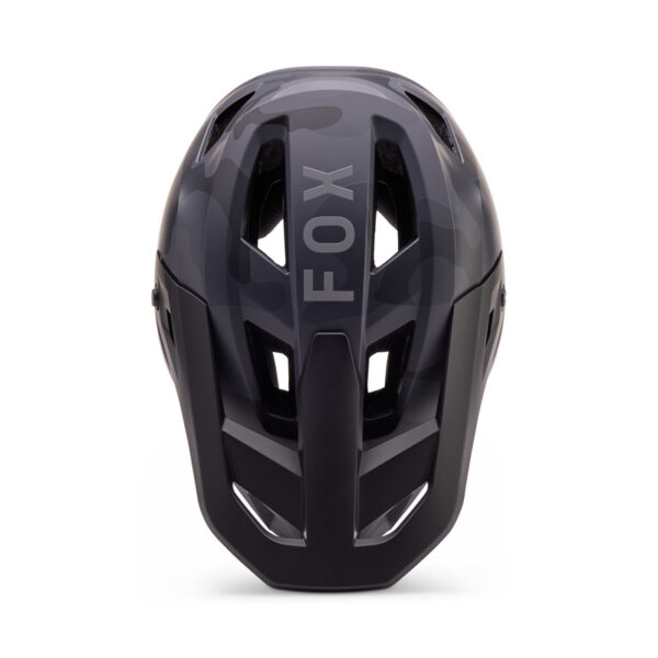 Kask rowerowy FOX JUNIOR RAMPAGE BLACK CAMO - obrazek 4