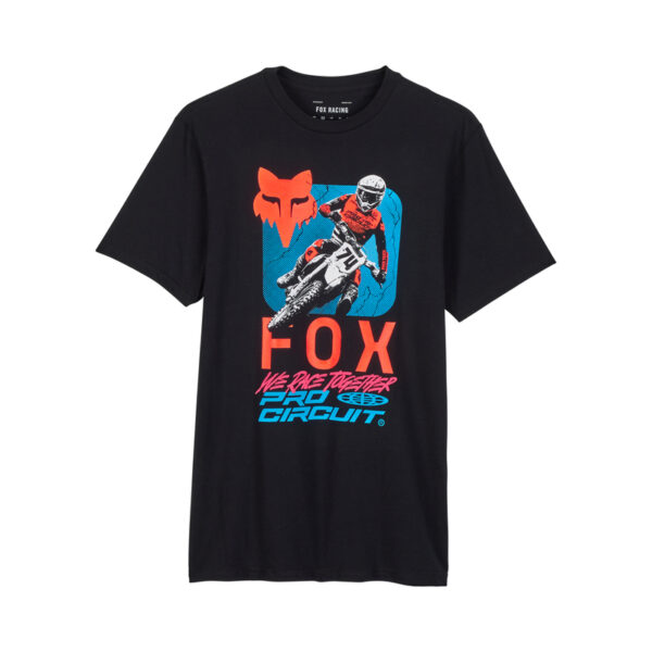 T-shirt FOX X PRO CIRCUIT PREM BLACK