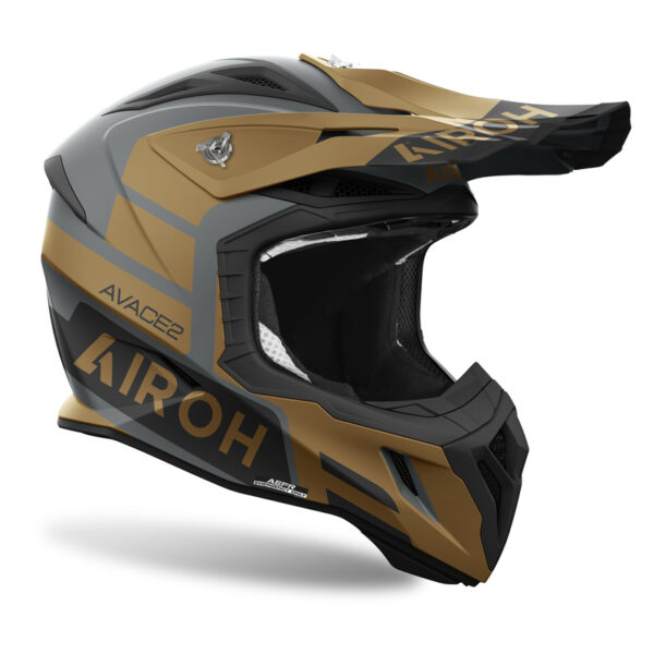 Kask AIROH AVIATOR ACE 2 SAKE GOLD MATT - obrazek 2
