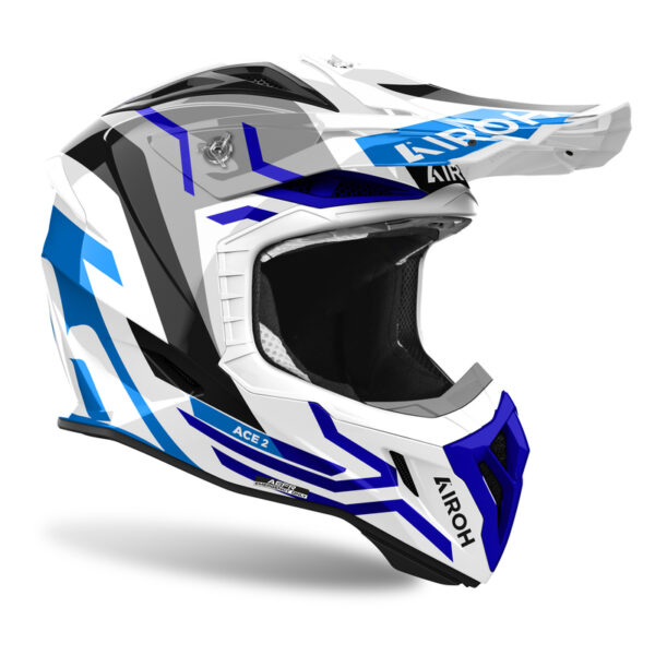 Kask AIROH AVIATOR ACE 2 GROUND BLUE GLOSS - obrazek 2