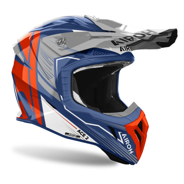 Kask AIROH AVIATOR ACE 2 ENGINE CERULEAN GLOSS - obrazek 2