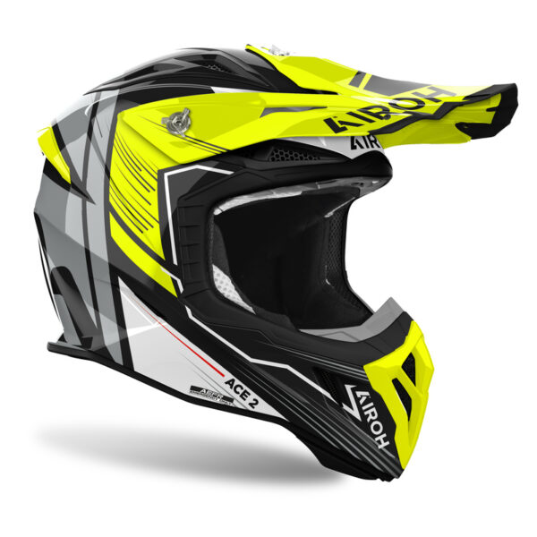 Kask AIROH AVIATOR ACE 2 ENGINE YELLOW GLOSS - obrazek 2
