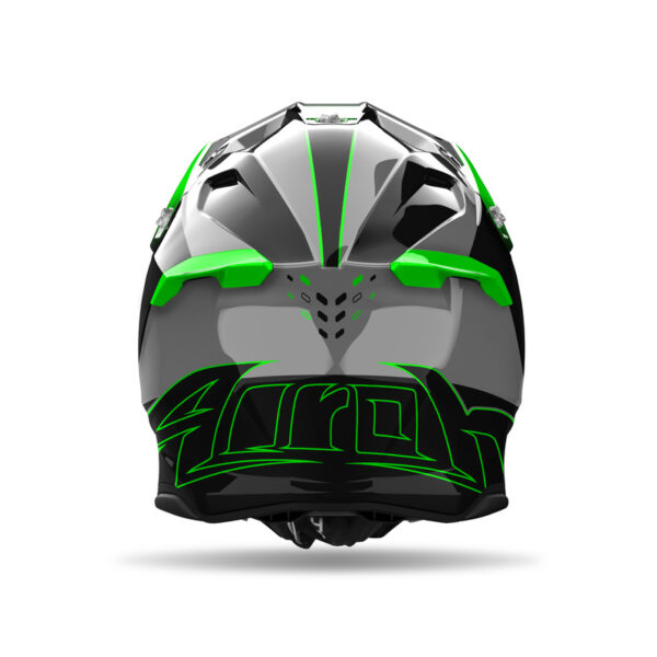 Kask AIROH TWIST 3 SHARD GREEN GLOSS - obrazek 3