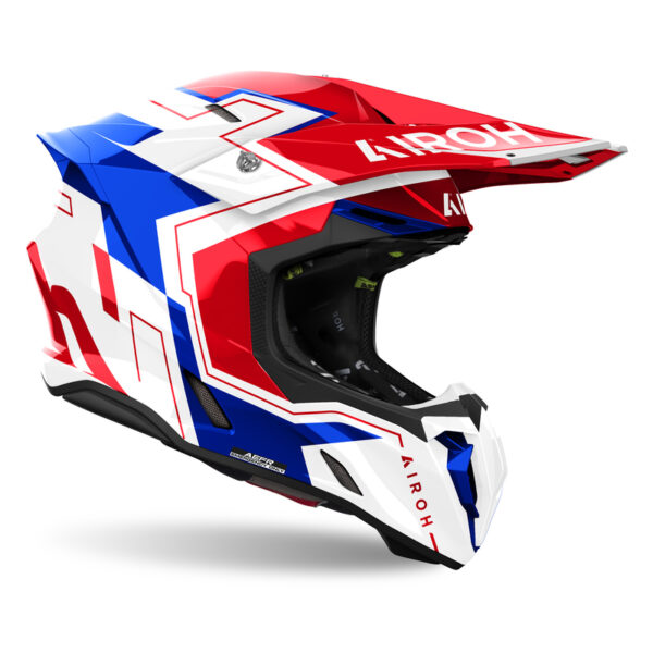 Kask AIROH TWIST 3 DIZZY BLUE/RED GLOSS - obrazek 2