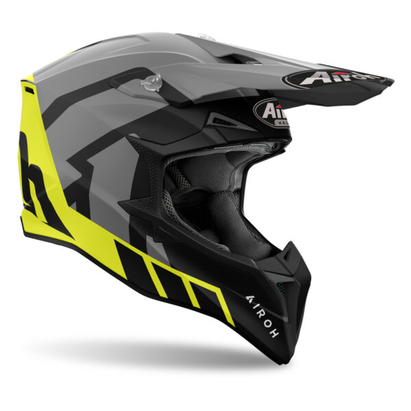 Kask AIROH WRAAAP RELOADED YELLOW MATT - obrazek 2