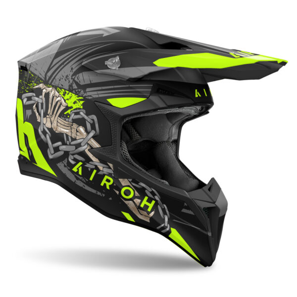 Kask AIROH WRAAAP DARKNESS MATT - obrazek 2