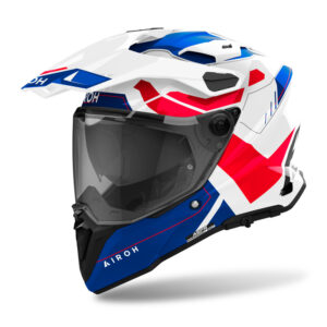 Kask AIROH COMMANDER 2 REVEAL BLUE/RED GLOSS