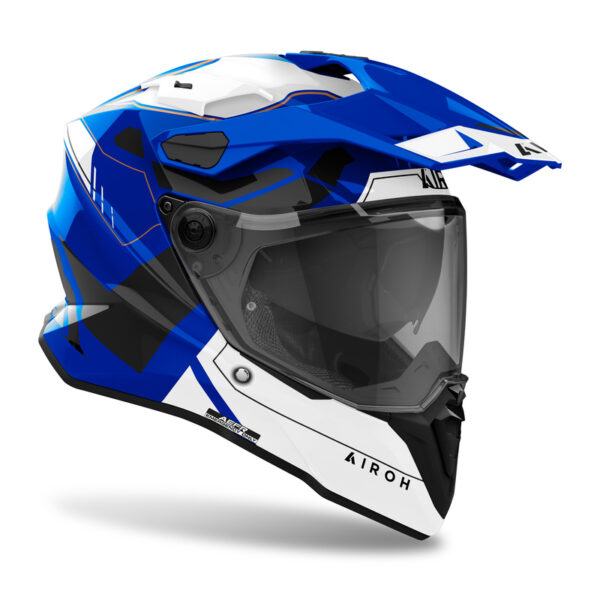 Kask AIROH COMMANDER 2 REVEAL BLUE GLOSS - obrazek 2