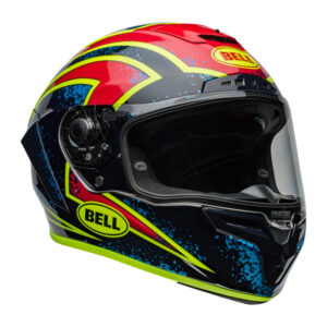 Kask BELL RACE STAR ECE6 DLX XENON BLUE/RETINA