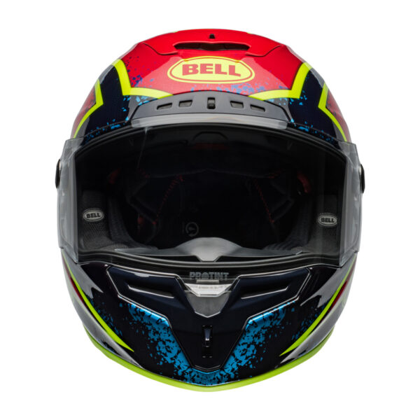 Kask BELL RACE STAR ECE6 DLX XENON BLUE/RETINA - obrazek 3