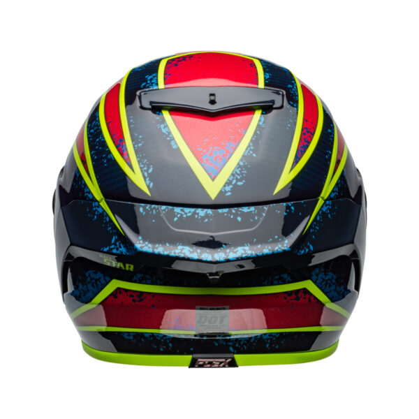 Kask BELL RACE STAR ECE6 DLX XENON BLUE/RETINA - obrazek 6