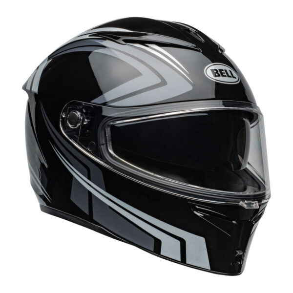 Kask BELL LITHIUM ECE6 JETSTREAM BLACK/SILVER - obrazek 3