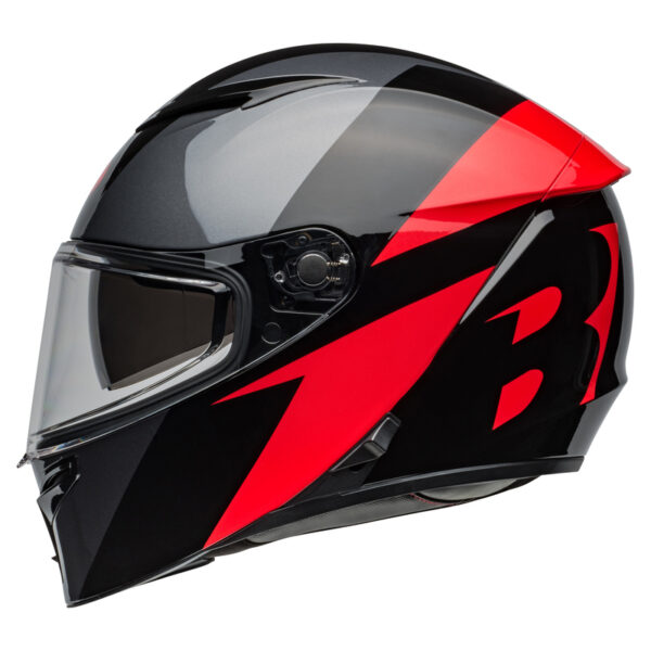 Kask BELL LITHIUM ECE6 SHEAR METALLIC GREY/RED - obrazek 2