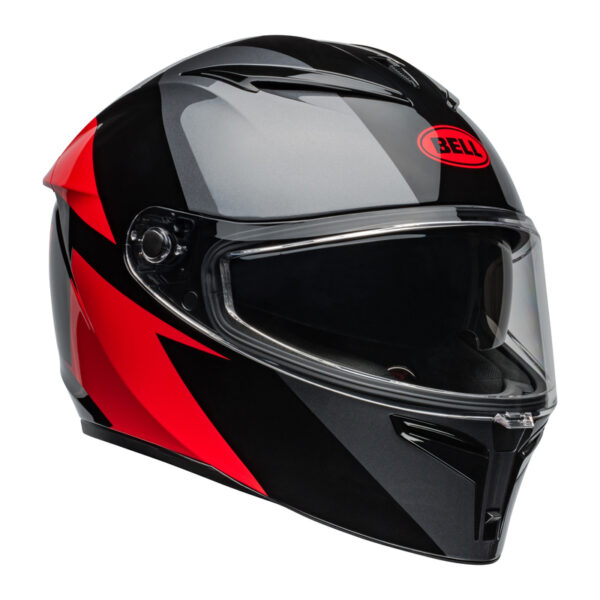Kask BELL LITHIUM ECE6 SHEAR METALLIC GREY/RED - obrazek 3