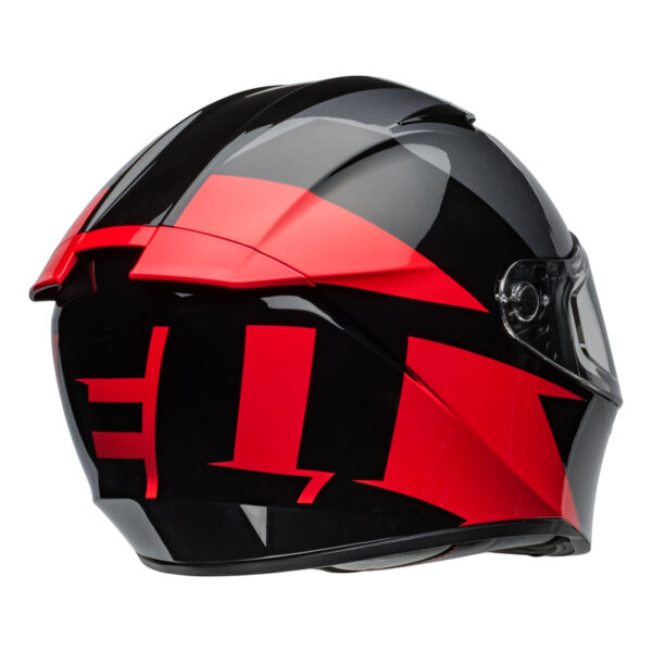 Kask BELL LITHIUM ECE6 SHEAR METALLIC GREY/RED - obrazek 5