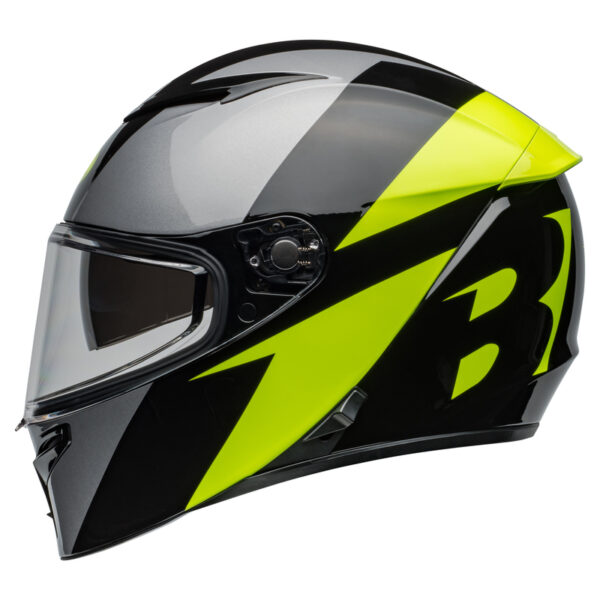 Kask BELL LITHIUM ECE6 SHEAR METALLIC GREY/RETINA - obrazek 2