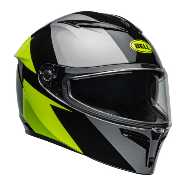Kask BELL LITHIUM ECE6 SHEAR METALLIC GREY/RETINA - obrazek 3