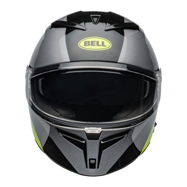 Kask BELL LITHIUM ECE6 SHEAR METALLIC GREY/RETINA - obrazek 4