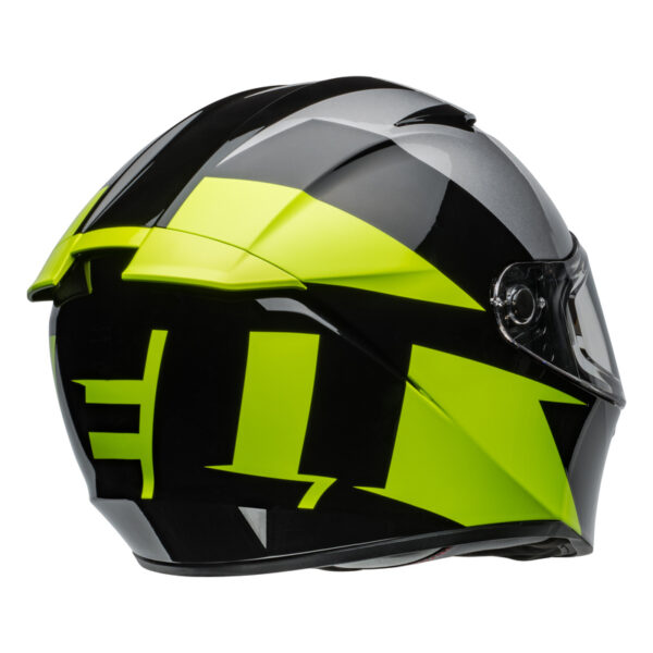 Kask BELL LITHIUM ECE6 SHEAR METALLIC GREY/RETINA - obrazek 5