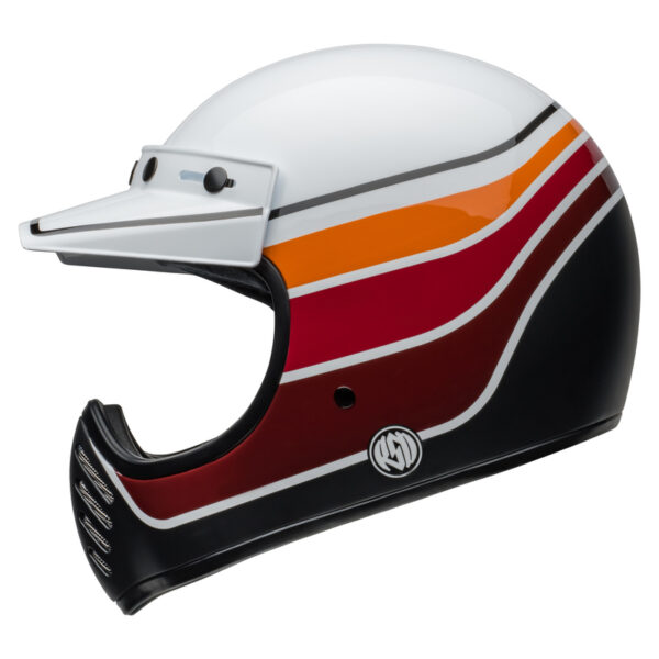 Kask BELL MOTO-3 ECE6 RSD SDL BLACK SATIN/GLOSS WHITE/BLACK - obrazek 2