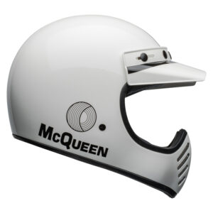 Kask BELL MOTO-3 ECE6 SMQ AGS WHITE/BLACK