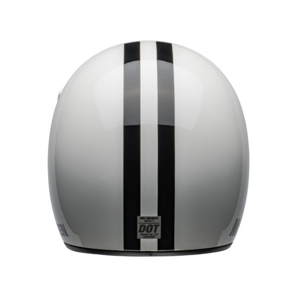 Kask BELL MOTO-3 ECE6 SMQ AGS WHITE/BLACK - obrazek 8