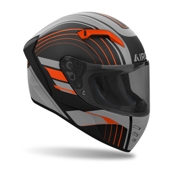 Kask AIROH CONNOR ACHIEVE ORANGE MATT - obrazek 2