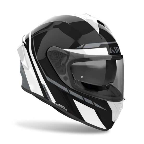 Kask AIROH SPARK 2 SPINNER WHITE GLOSS - obrazek 2