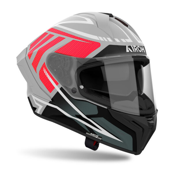 Kask AIROH MATRYX RIDER RED MATT - obrazek 2