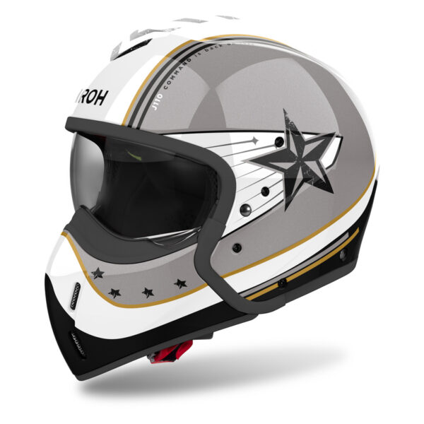 Kask AIROH J110 COMMAND GOLD GLITTER