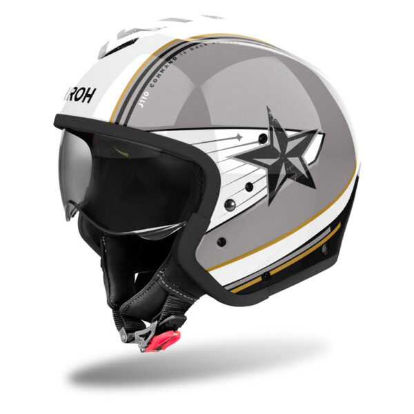 Kask AIROH J110 COMMAND GOLD GLITTER - obrazek 5